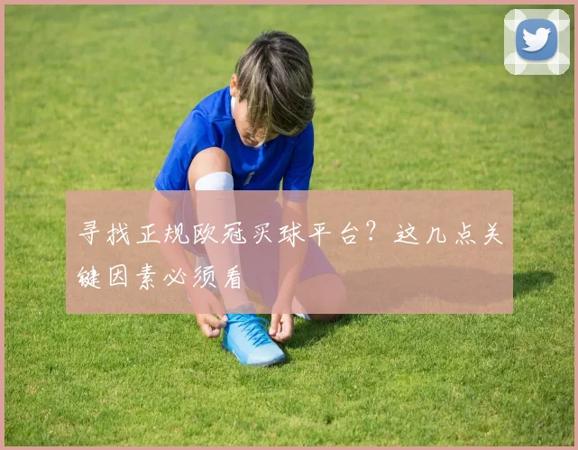 寻找正规欧冠买球平台？这几点关键因素必须看